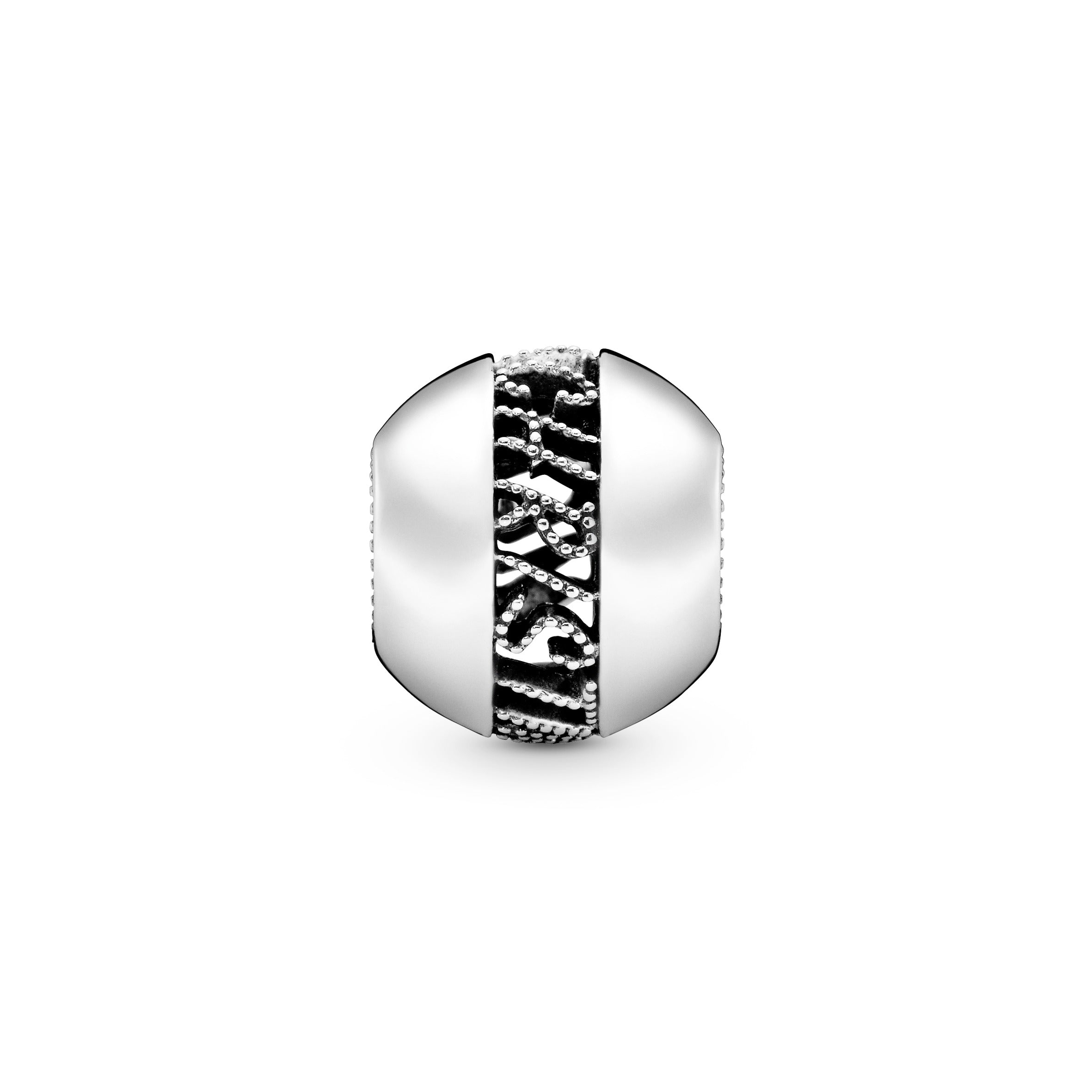 Merry Christmas sterling silver charm