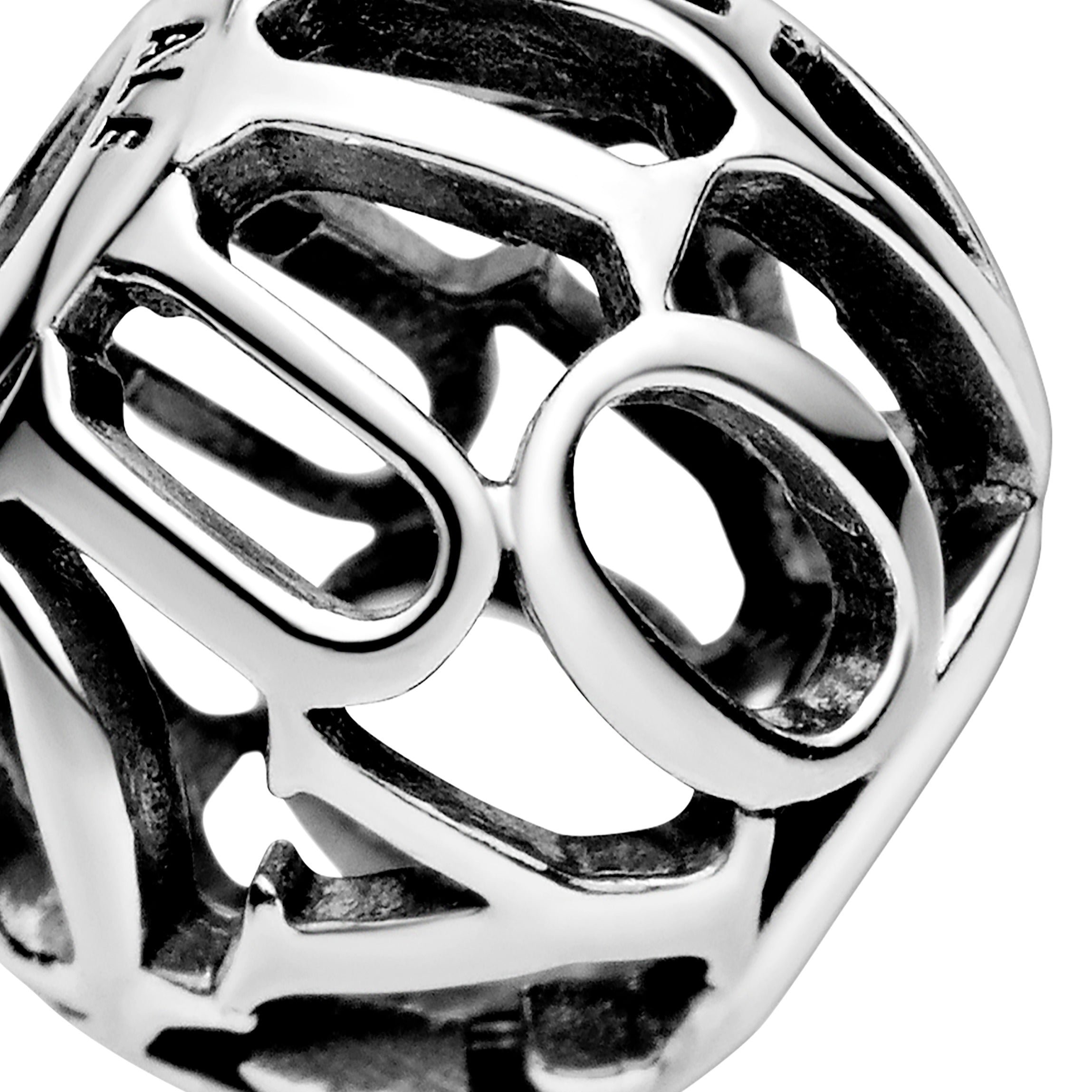 I love you sterling silver charm