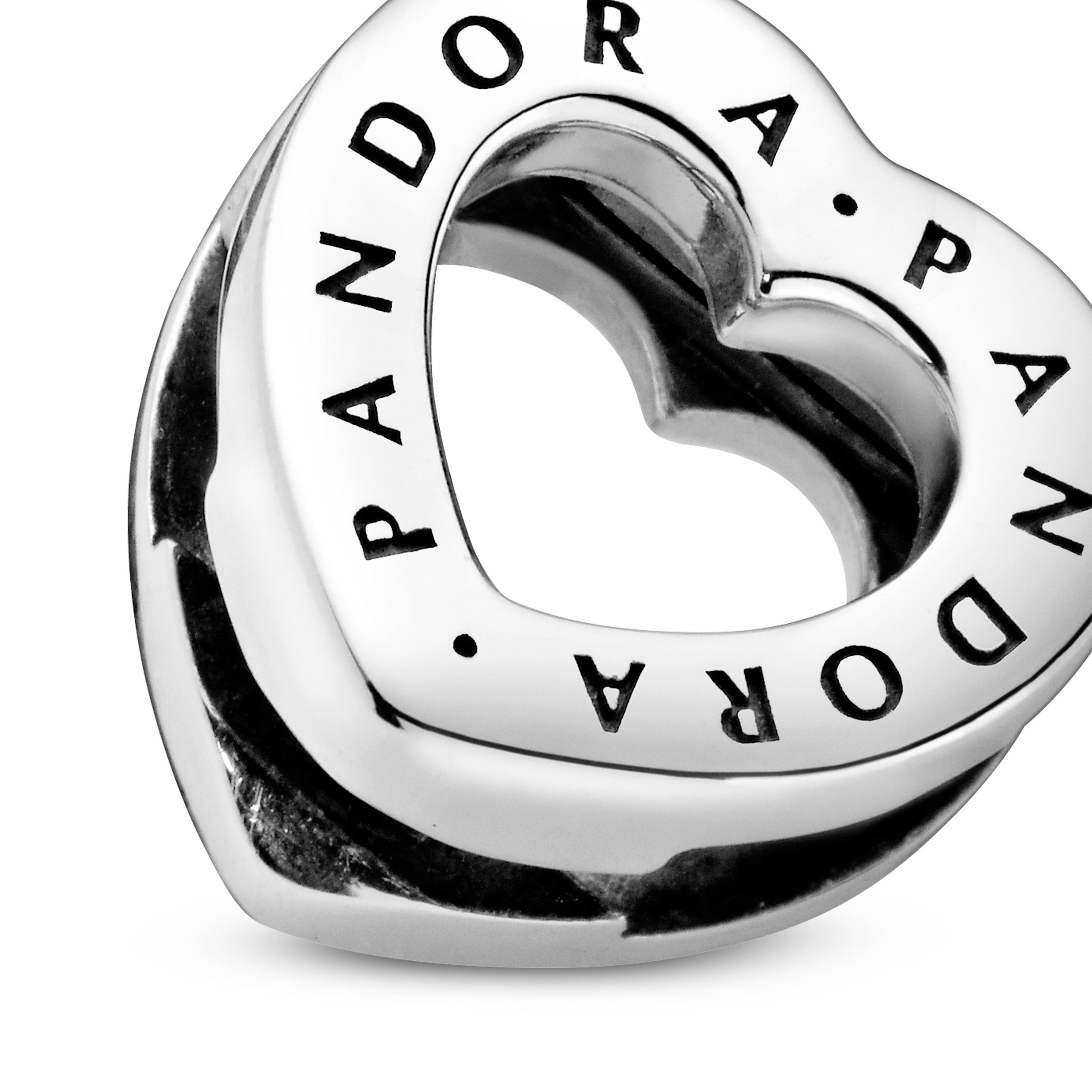 Heart sterling silver clip charm