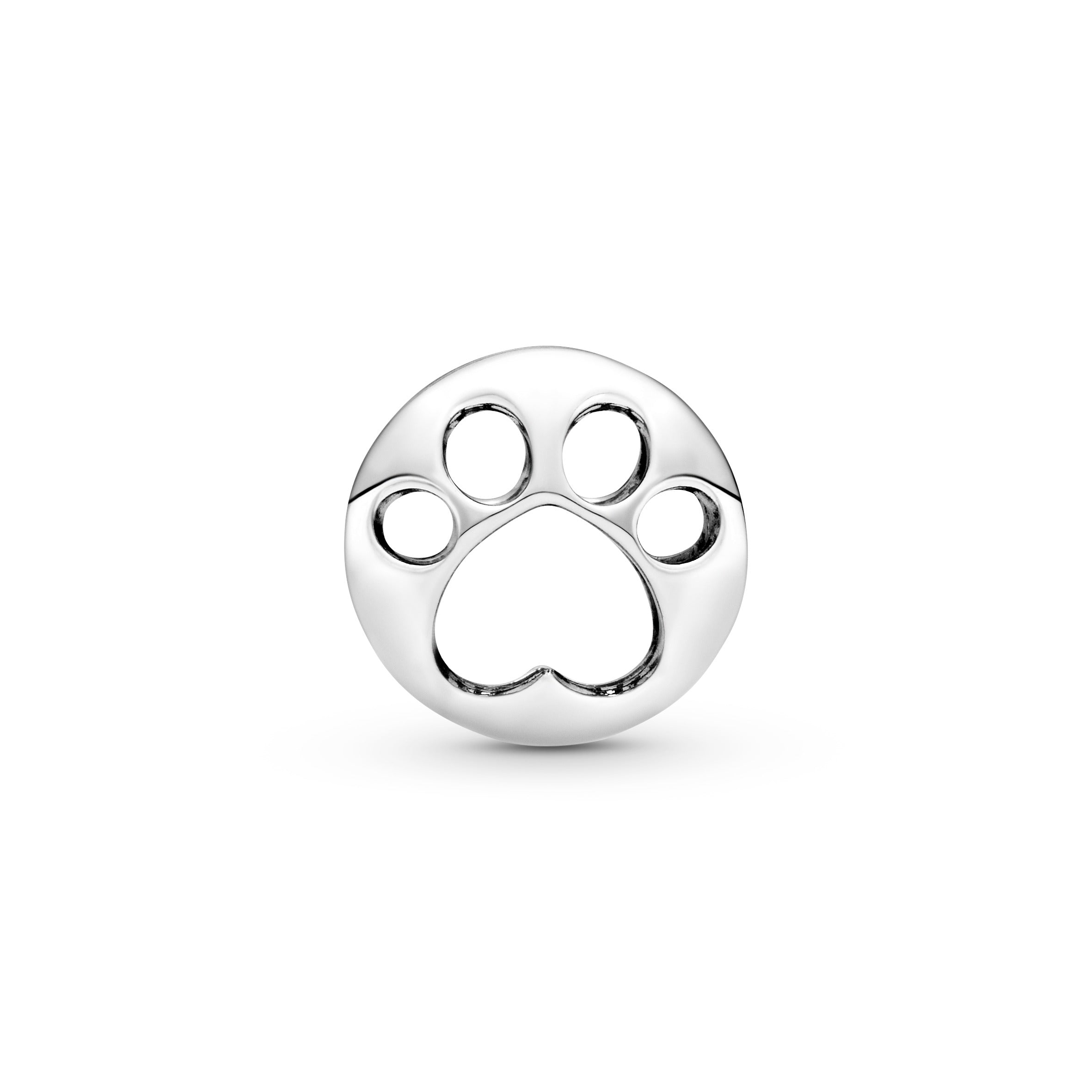 Openwork Paw Print Charm