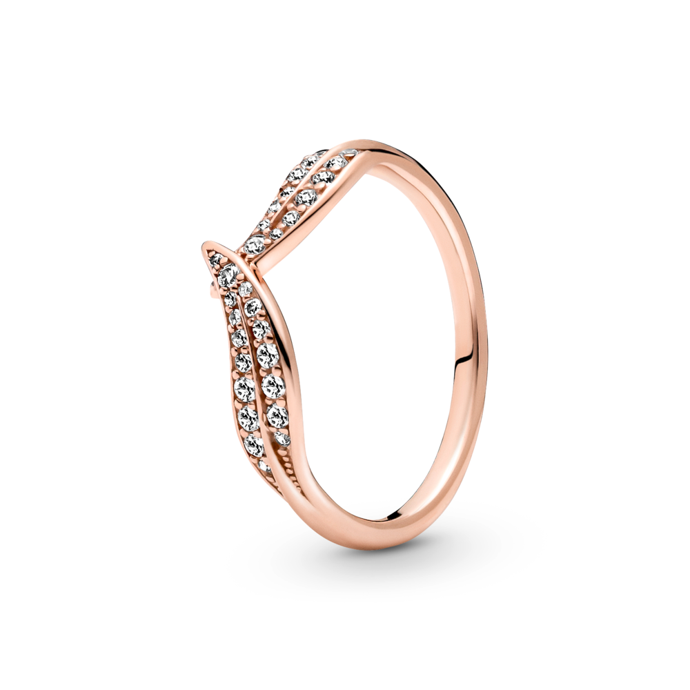 Sparkling Leaves Ring
