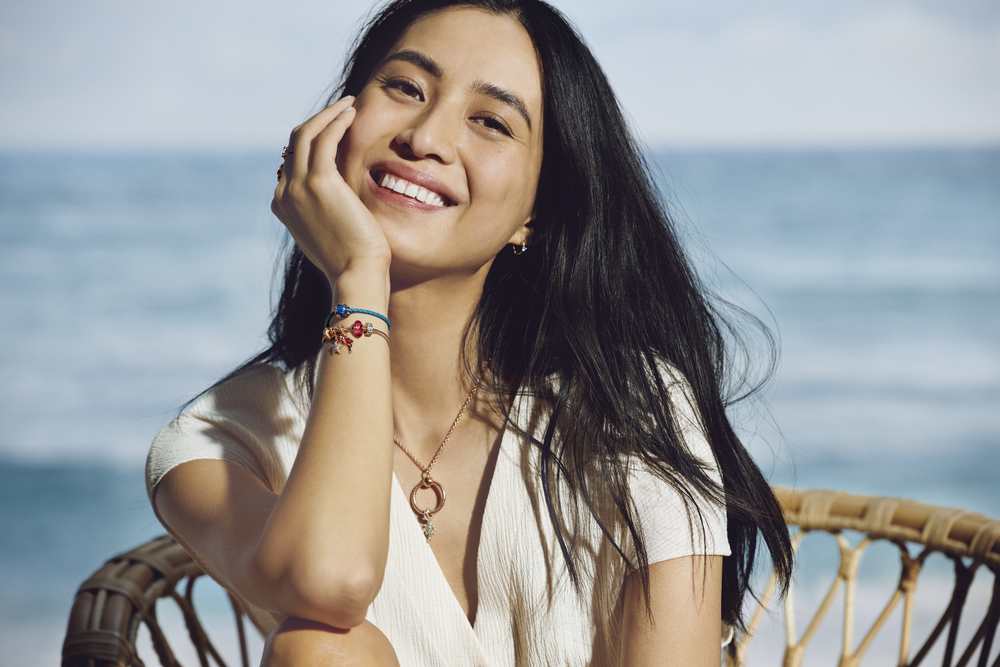 Pink Murano Glass Flamingo Dangle Charm