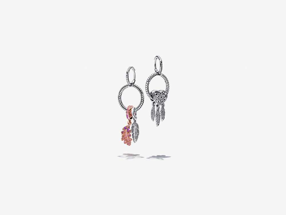 Oak Leaf Dangle Charm