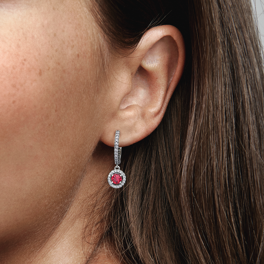 Ruby earrings pandora cheap