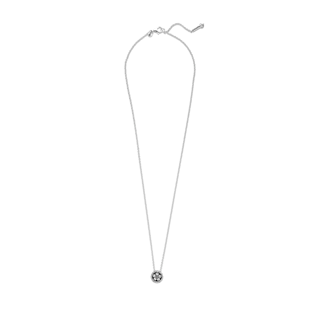 Sparkling Snowflake Collier Necklace