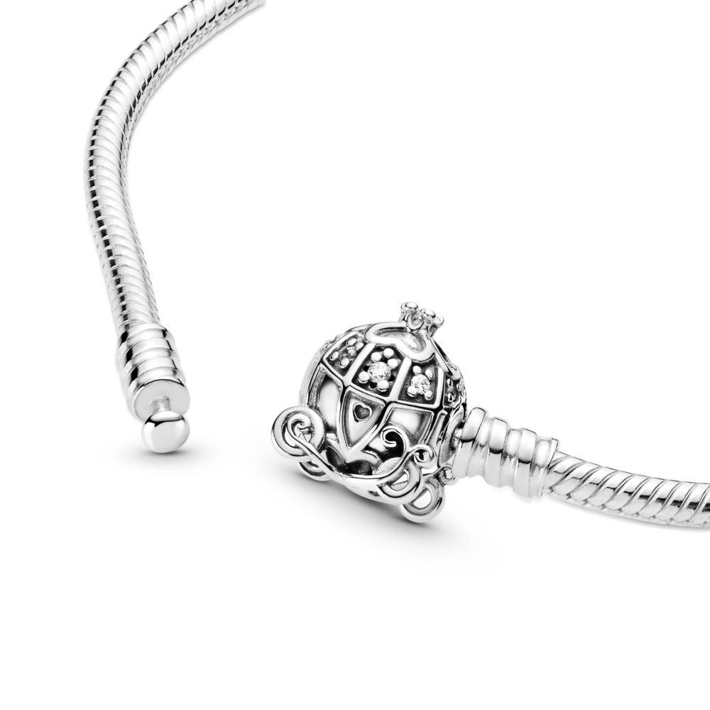 Disney Cinderella Pumpkin Coach Clasp Pandora Moments Bracelet