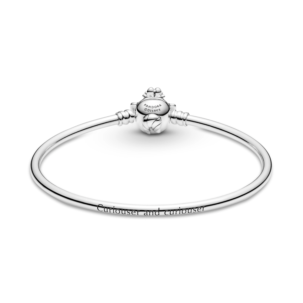 Disney Alice in Wonderland Cheshire Cat Clasp Pandora Moments Bangle