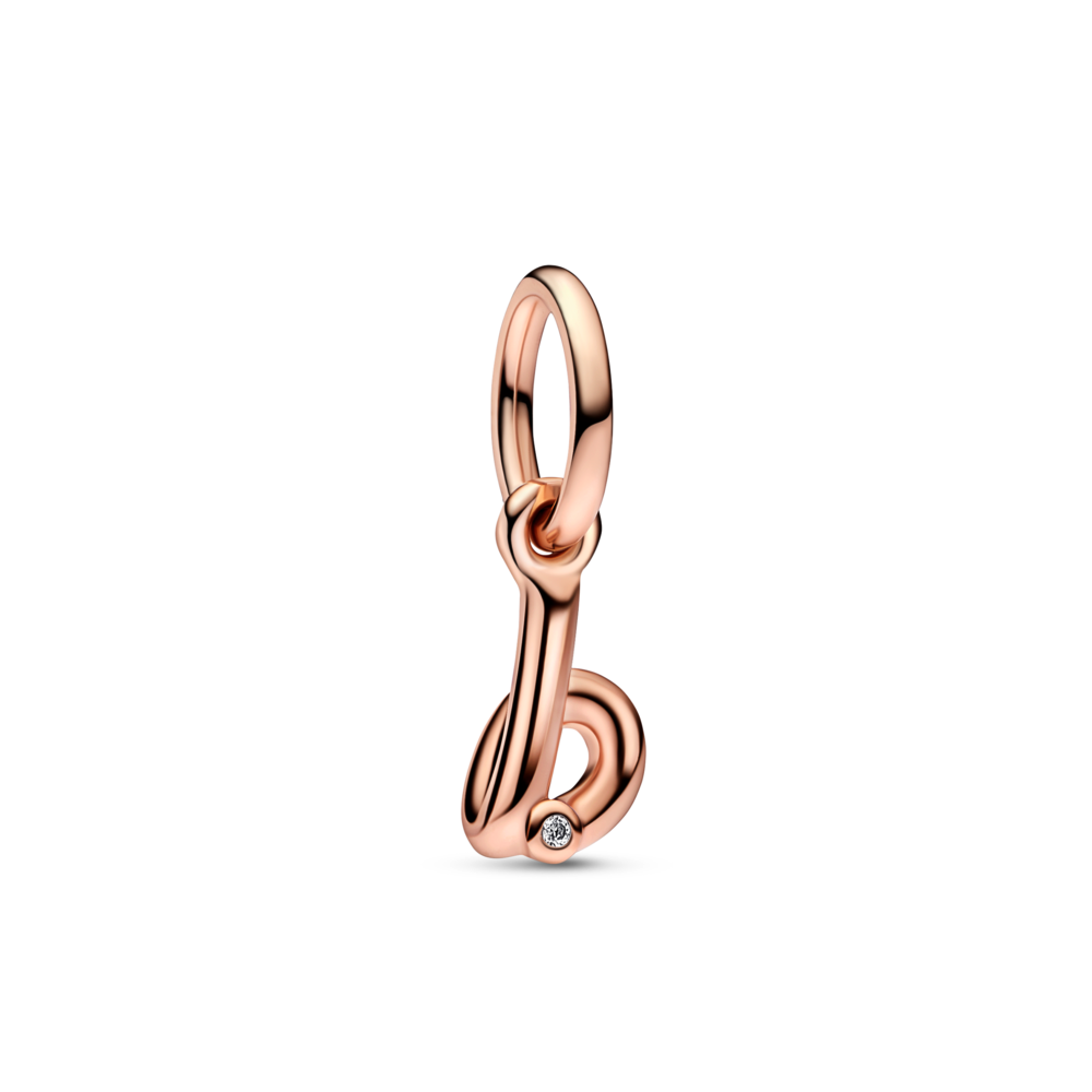 Letter B Script Alphabet Dangle Charm
