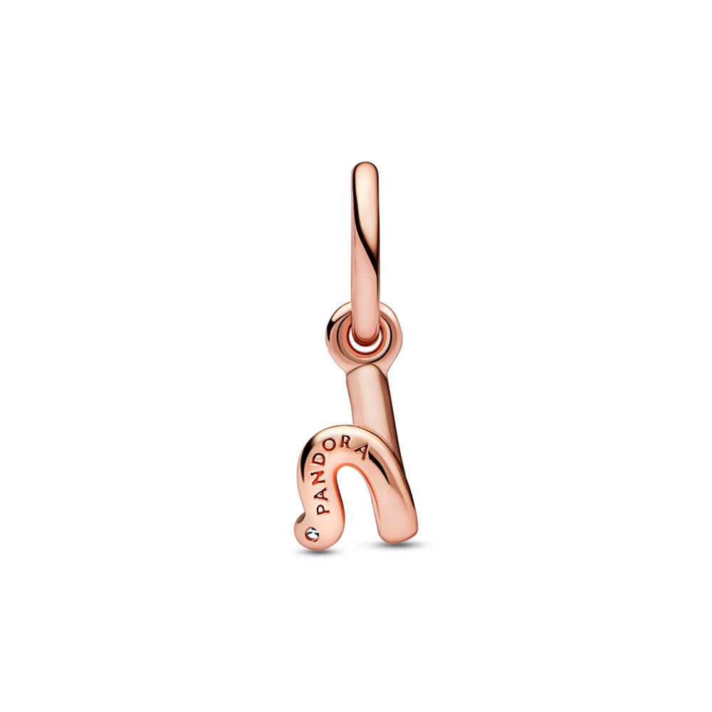 Letter H Script Alphabet Dangle Charm
