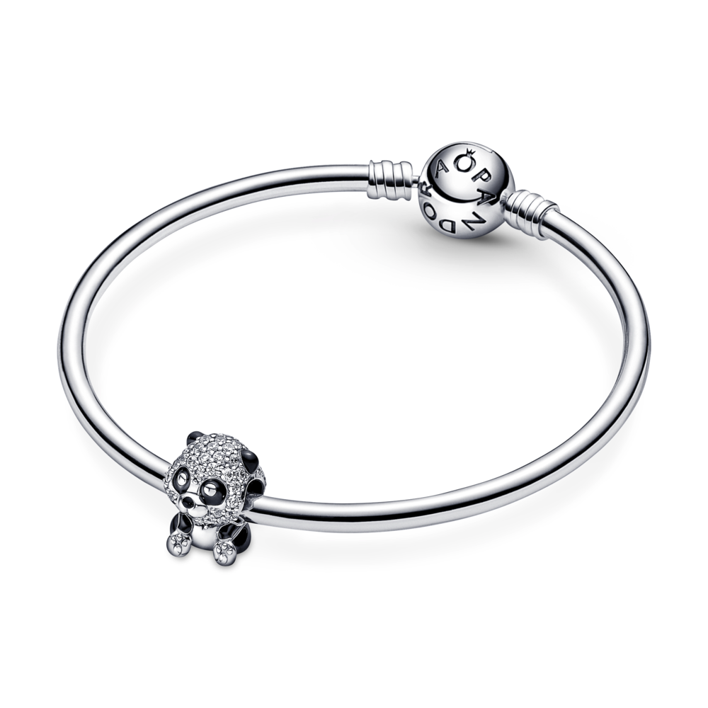 Sparkling Cute Panda Charm