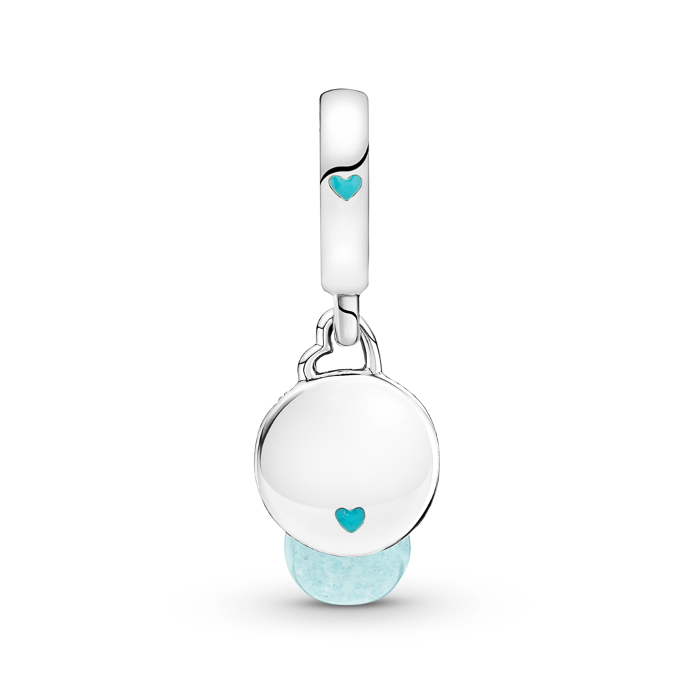 Glow-in-the-dark Lightbulb Double Dangle Charm
