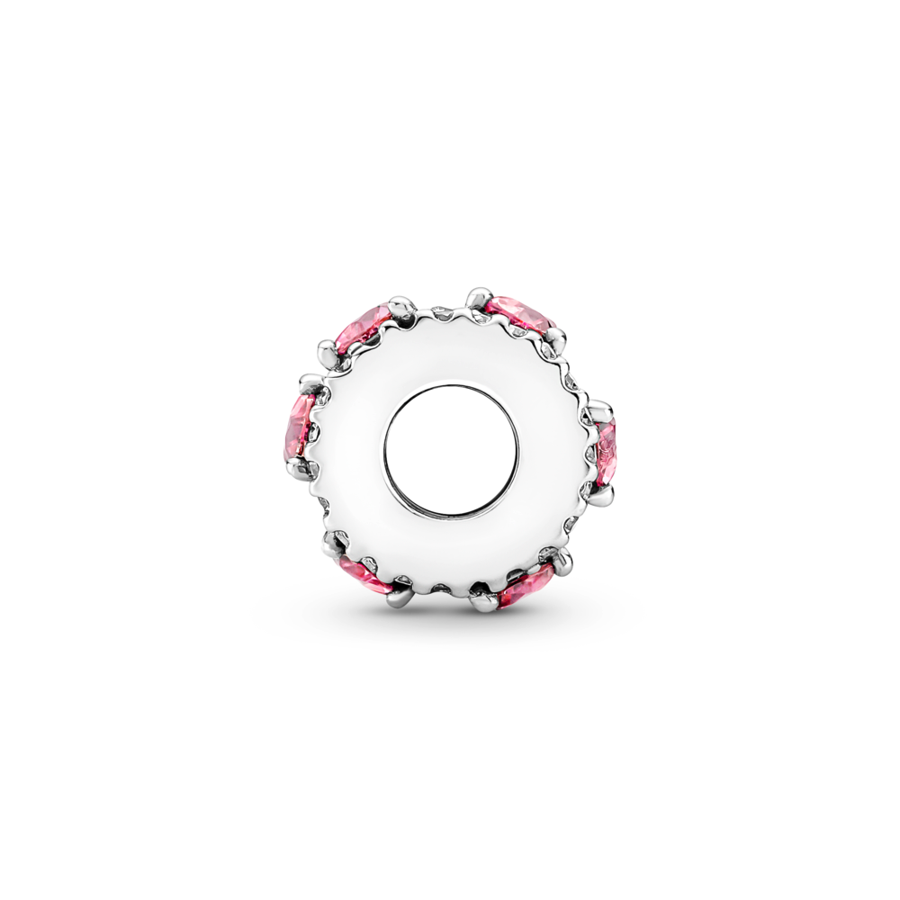 Sparkling Triple Halo Hearts Charm
