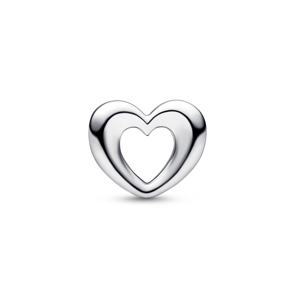Radiant Open Heart Charm