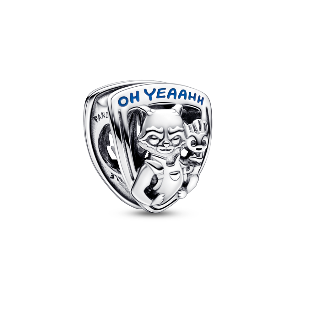 Marvel Guardians of The Galaxy Rocket Raccoon & Groot Emblem Charm