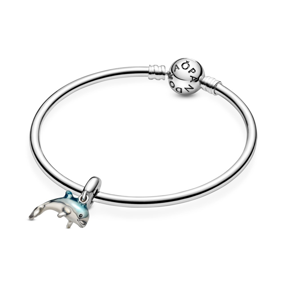 Shimmering Dolphin Dangle Charm