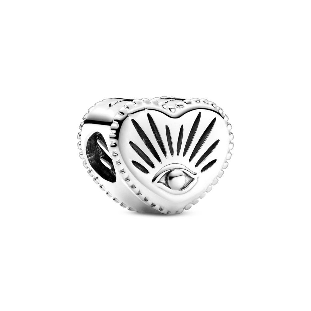 All-seeing Eye & Heart Charm