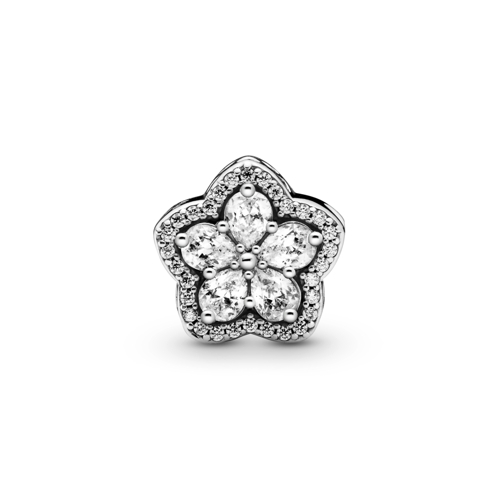 Sparkling Snowflake Pavé Charm