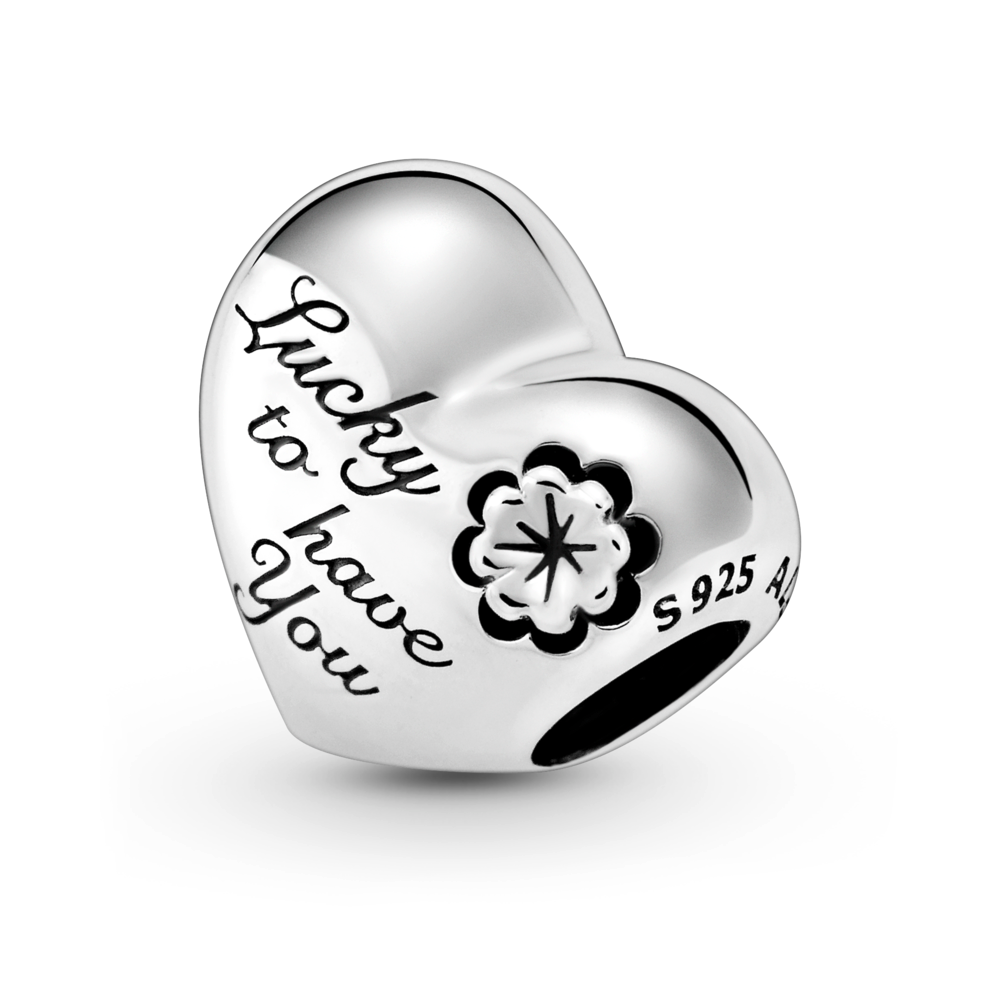 Heart & Clover Charm