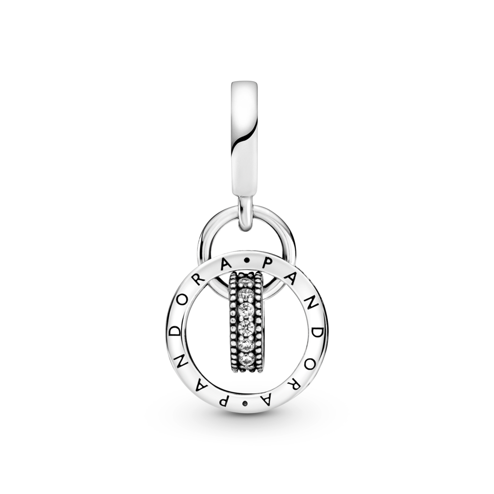 Pandora Logo Circles Dangle Charm