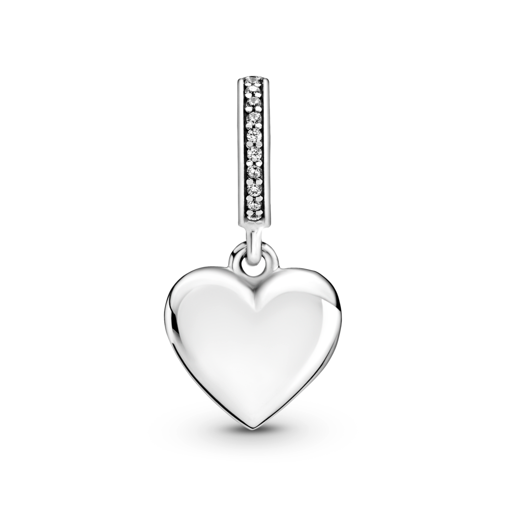 Openable Heart Locket Dangle Charm