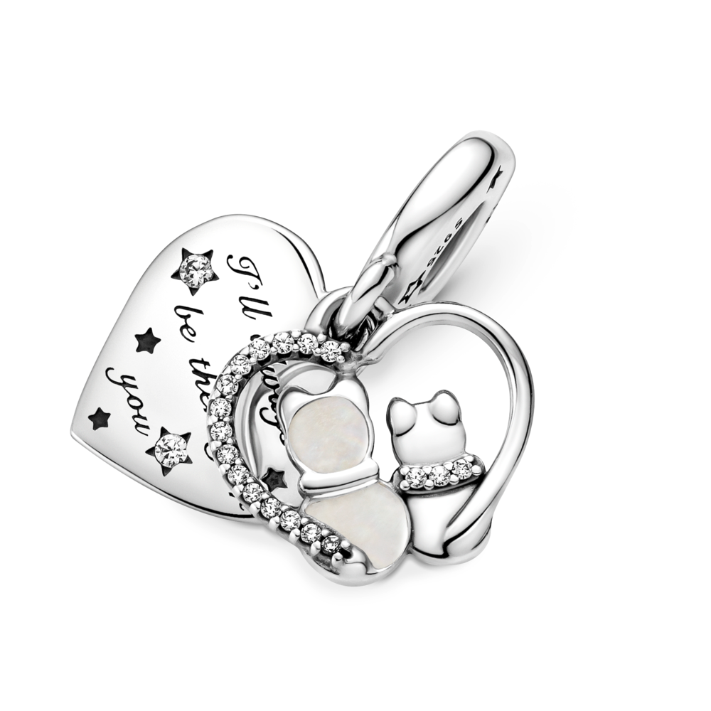 Cats & Hearts Dangle Charm