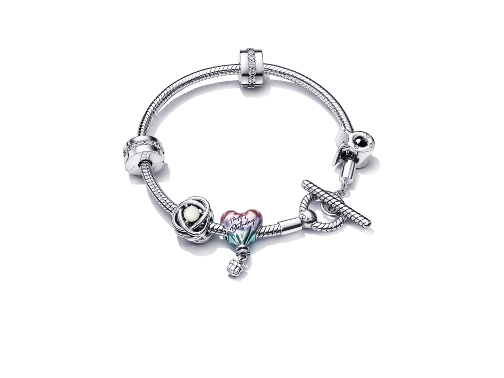 Happy Birthday Hot Air Balloon Charm