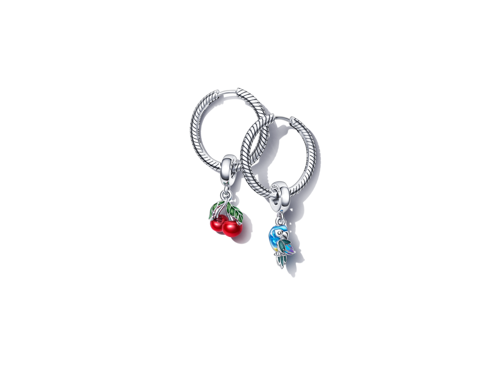 Jungle Paradise Parrot Dangle Charm