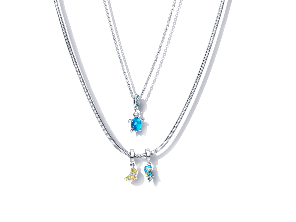 Jungle Paradise Parrot Dangle Charm
