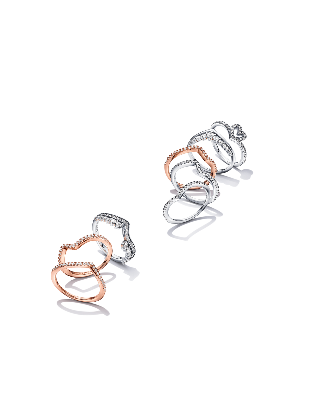 Sparkling Wave Ring