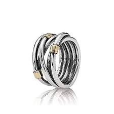 Silver ring, 14k