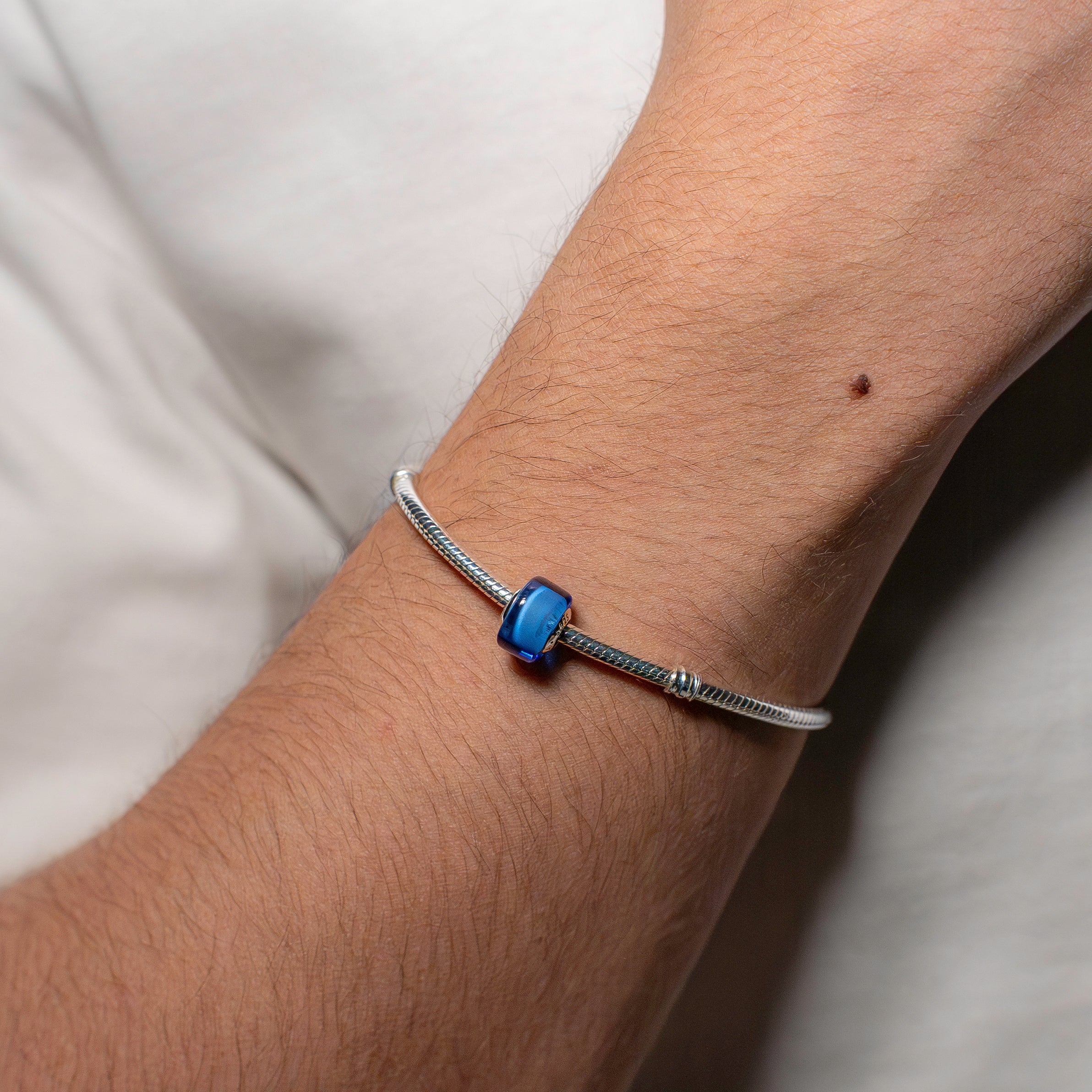Blue Mini Murano Glass Charm