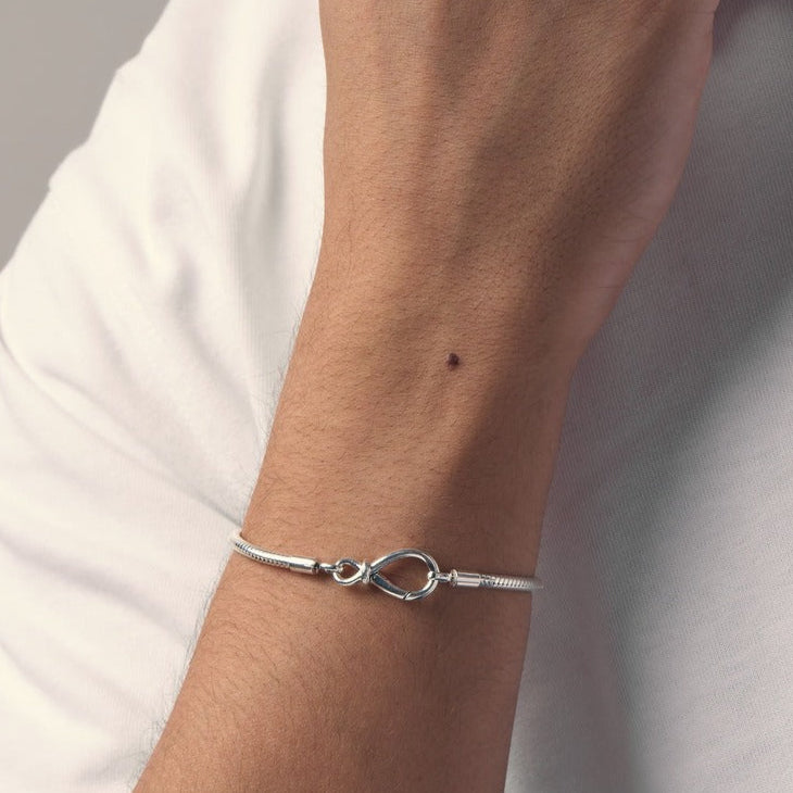 Pandora Moments Infinity Knot Snake Chain Bracelet