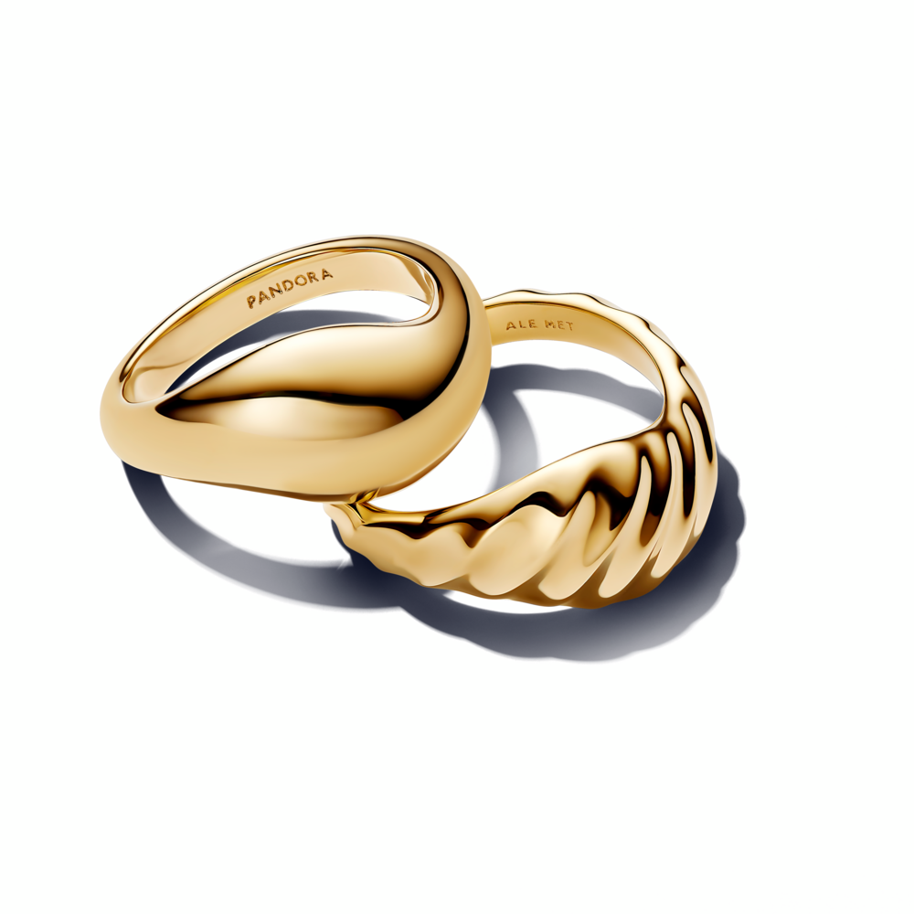 Rippled Stacking Rings