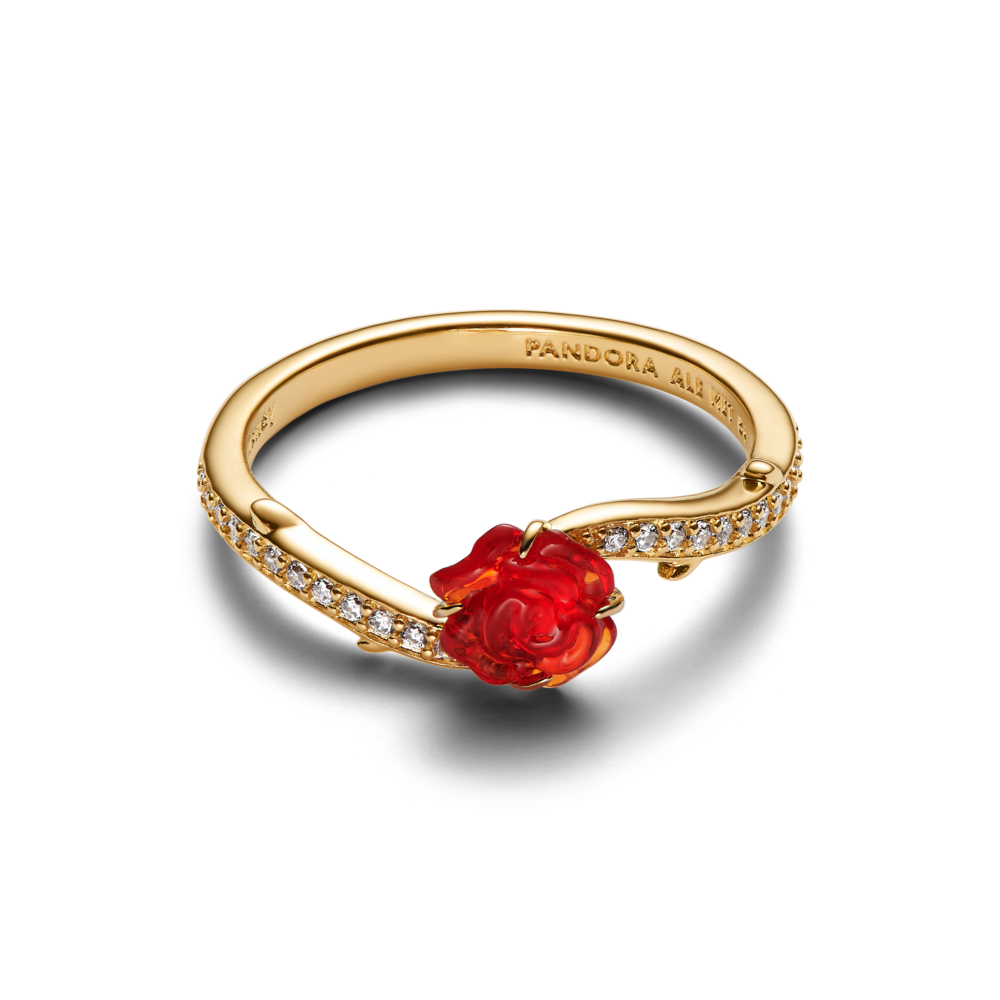 Disney Beauty and the Beast Enchanted Rose Ring
14k gold plating