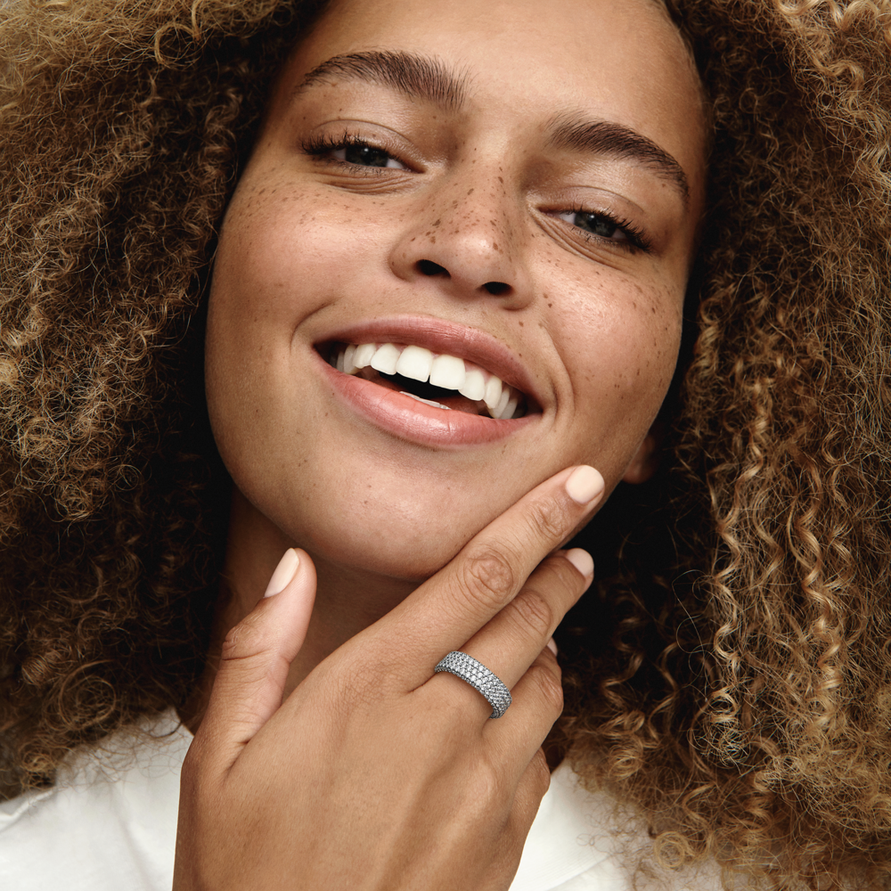 Pandora Timeless Pavé Triple-row Ring