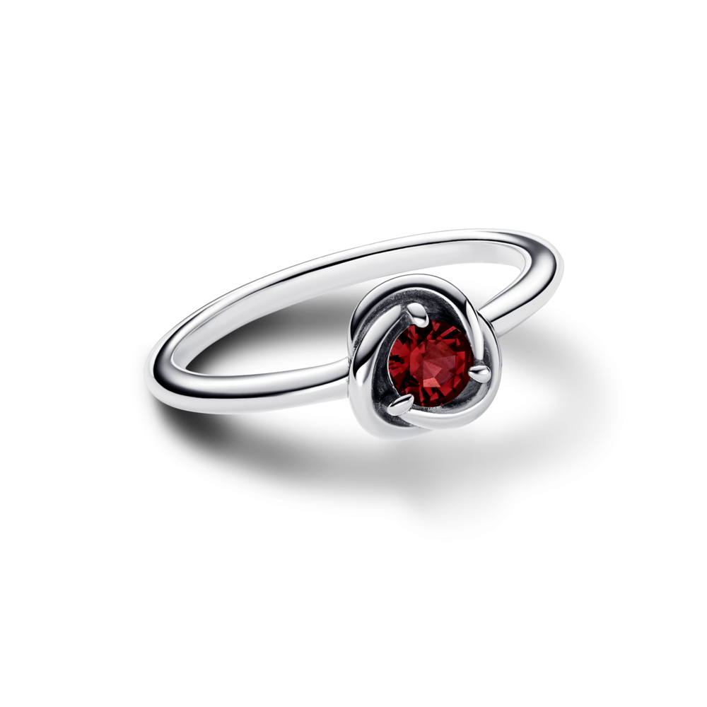 July Birthstone Eternity Circle Ring