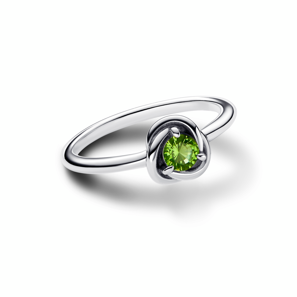 August Birthstone Eternity Circle Ring
