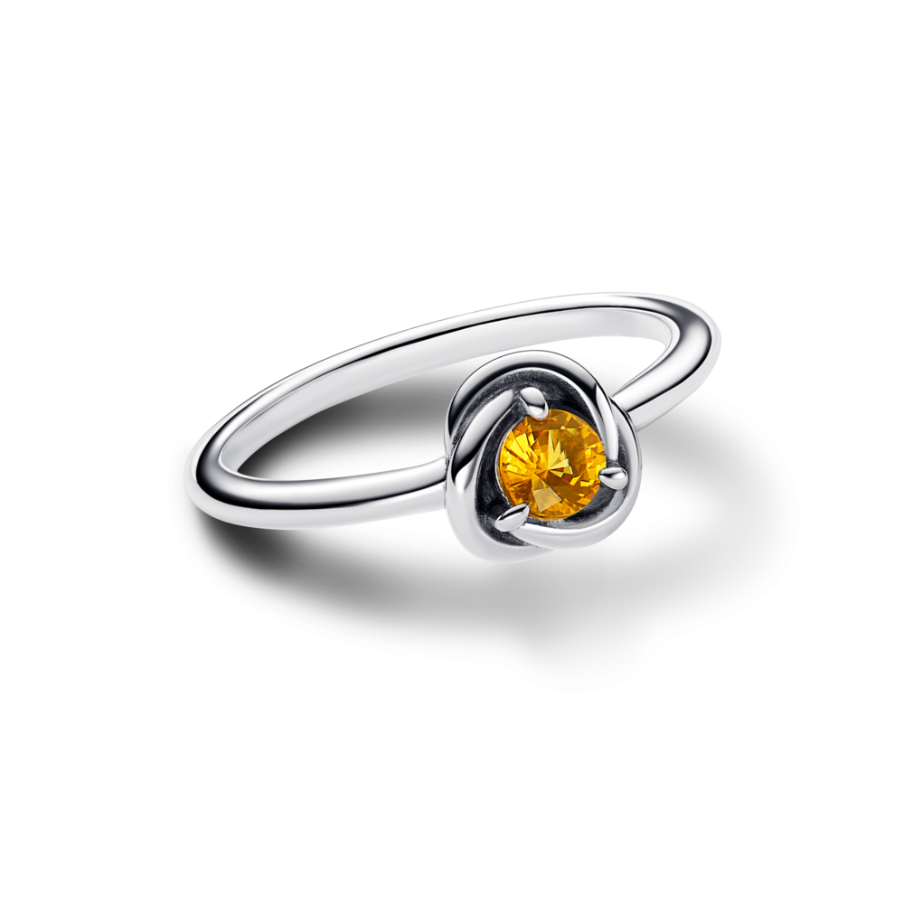 November Birthstone Eternity Circle Ring