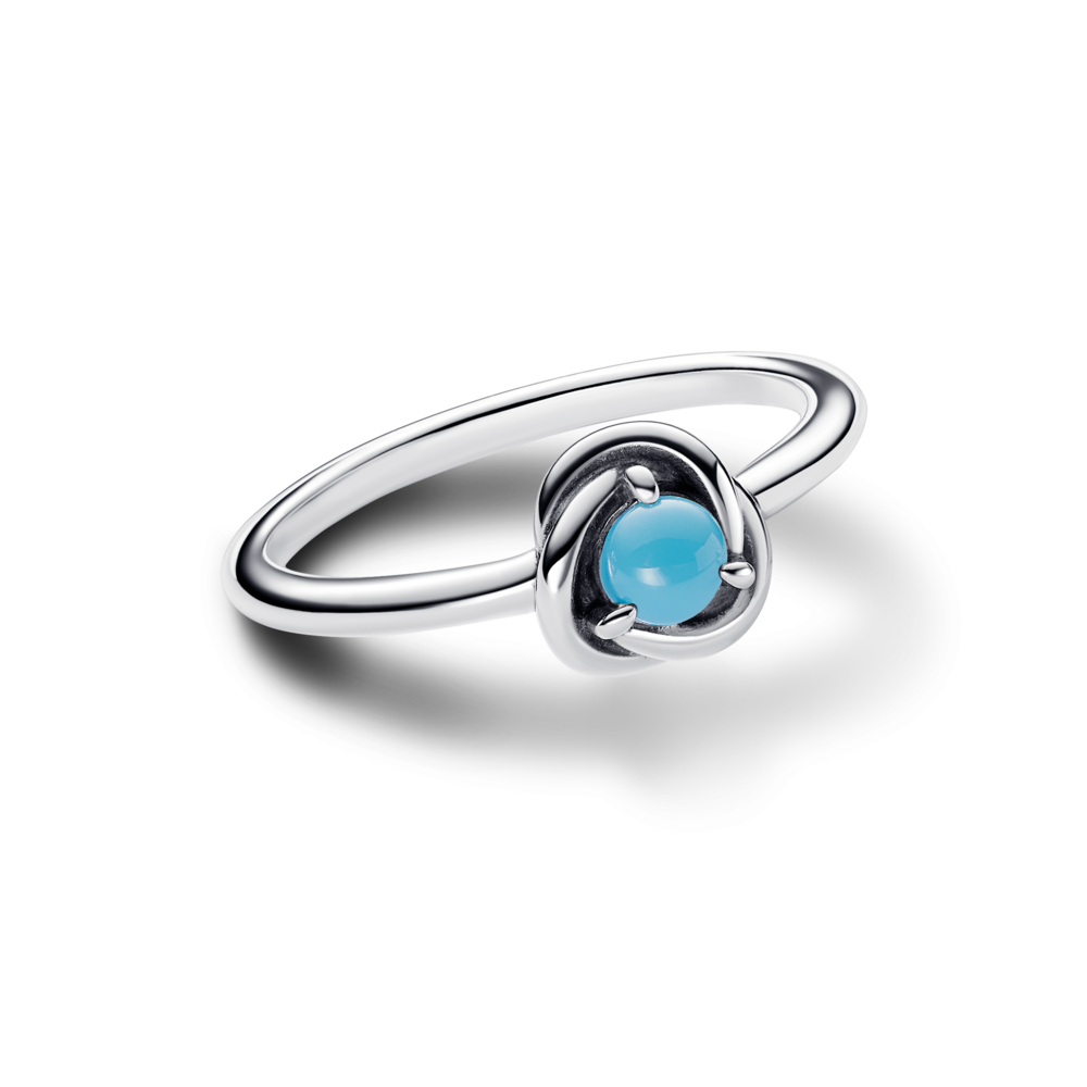 December Birthstone Eternity Circle Ring
