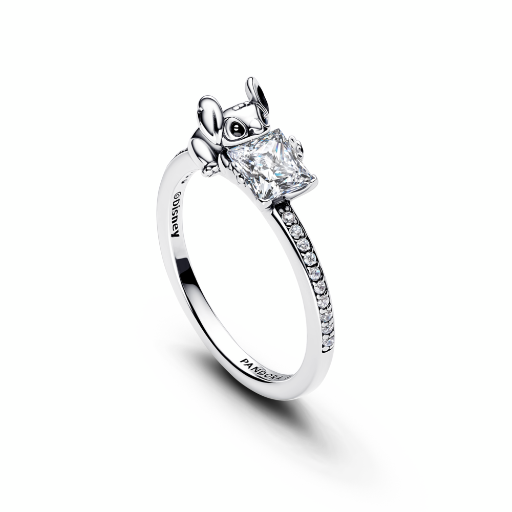 Organically Shaped Two-tone Double Ring