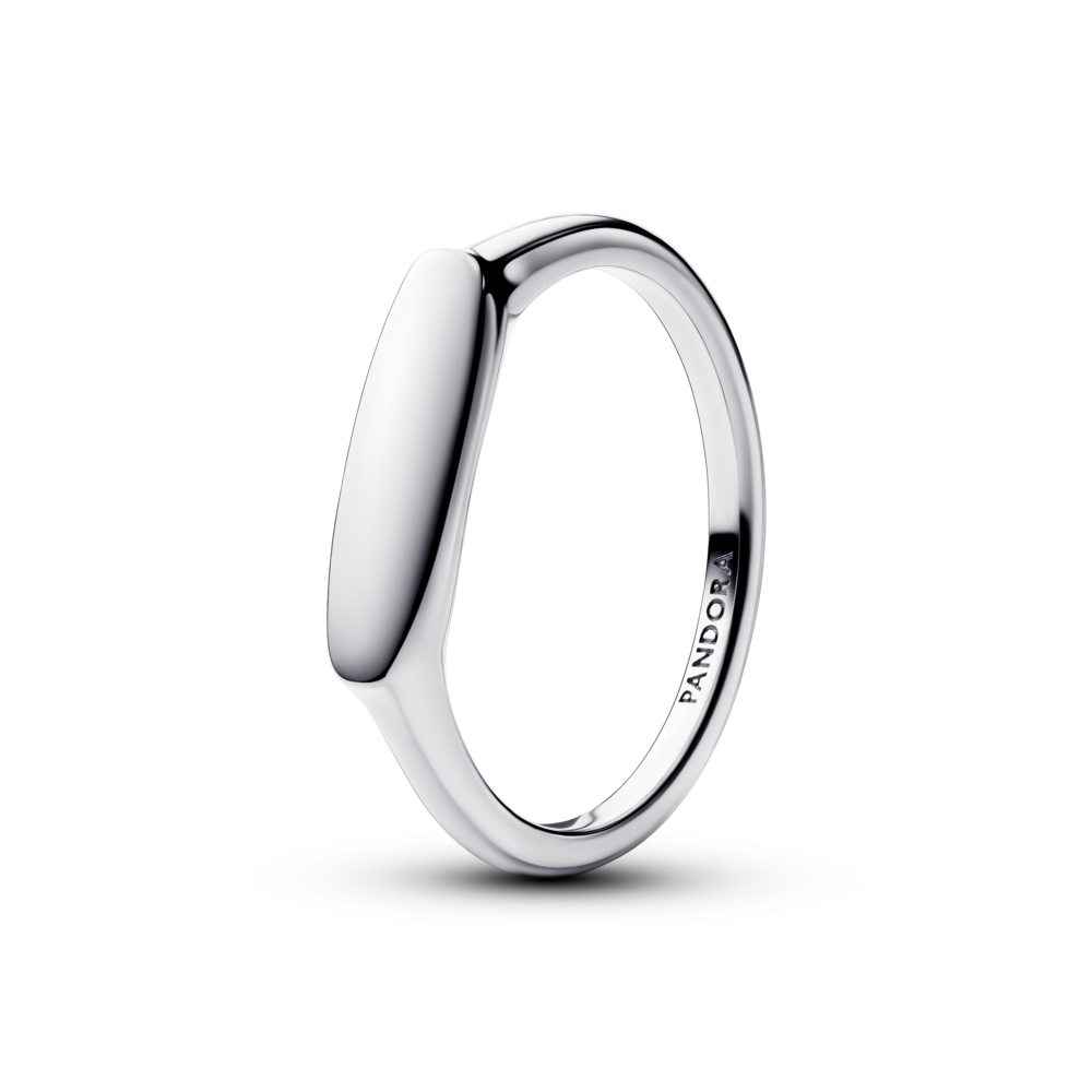 Engravable Bar Ring Sterling silver