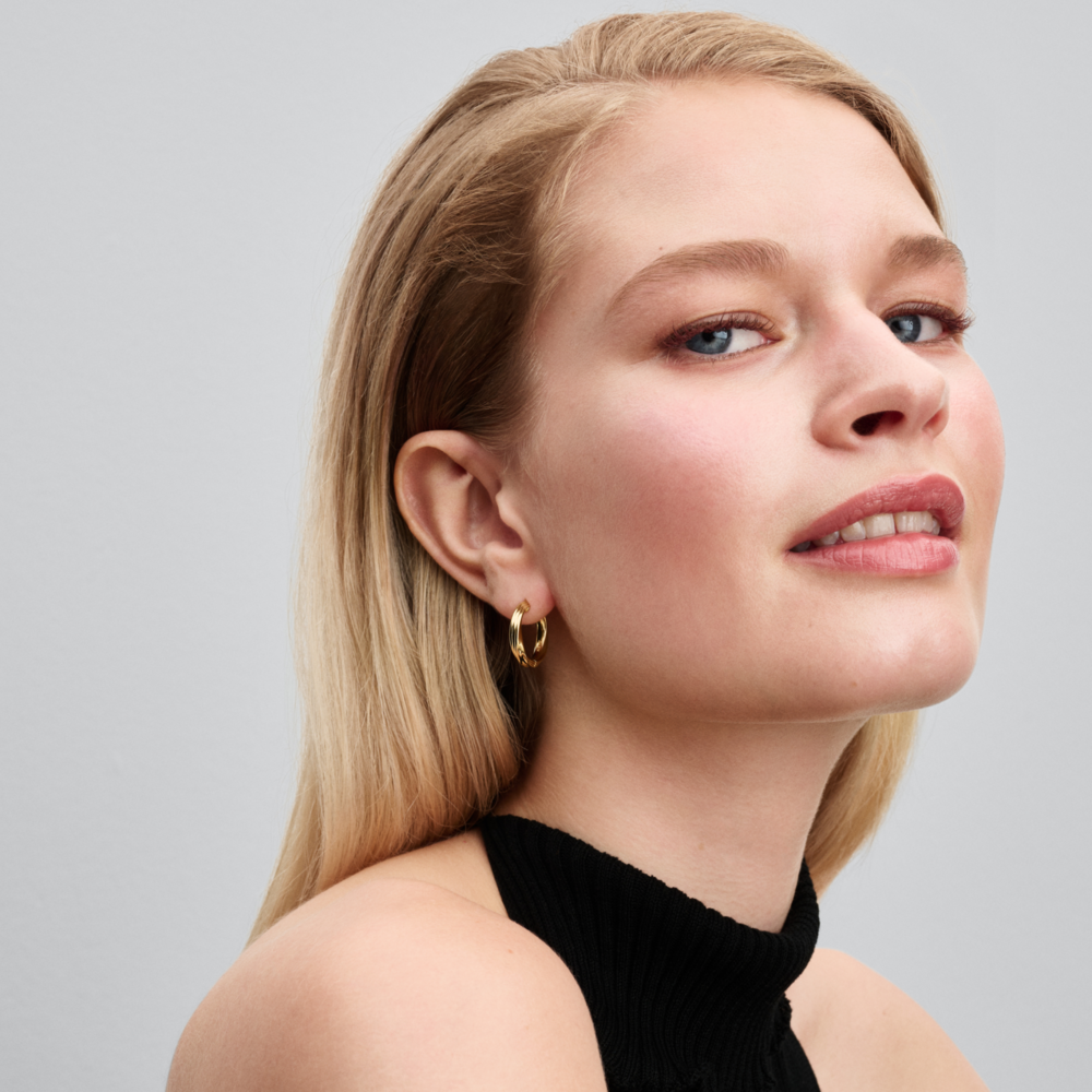 Twisted Hoop Earrings