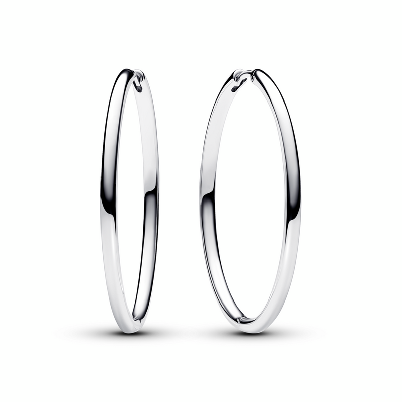 Pandora Moments 40 mm Charm Hoop Earrings