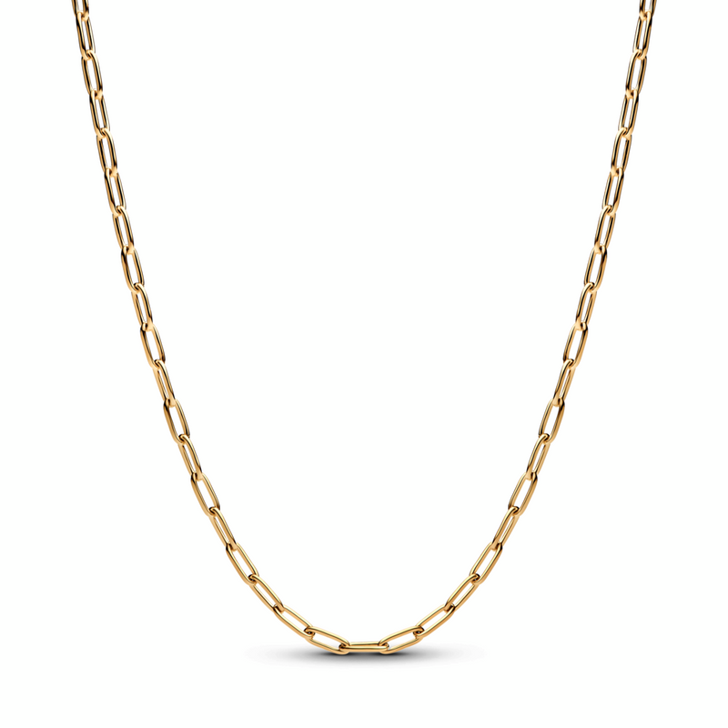 Elongated Link Chain Necklace