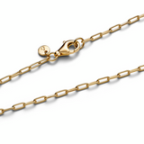 Elongated Link Chain Necklace