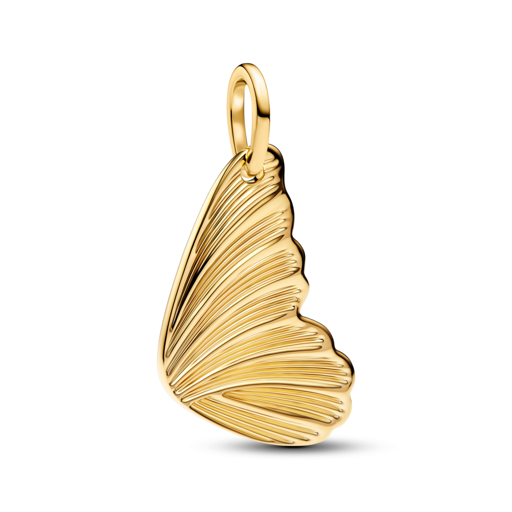 Engravable Butterfly Wing Tag Pendant
14k gold plating