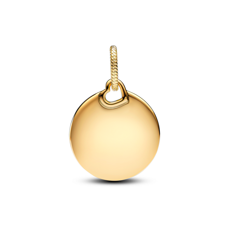 Engravable Round Tag Dangle Charm