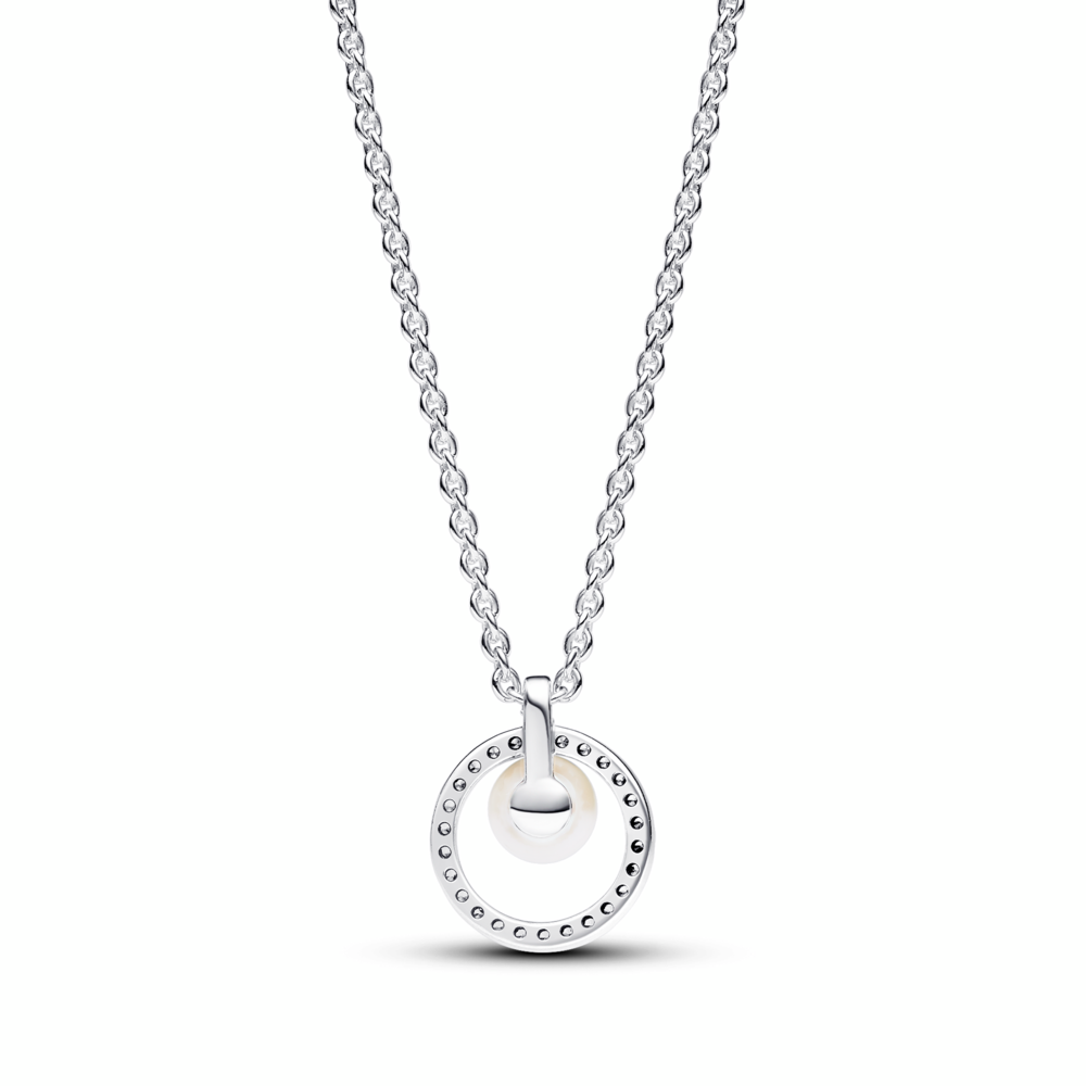 Pavé Circles Chain Necklace – Pandora Jordan