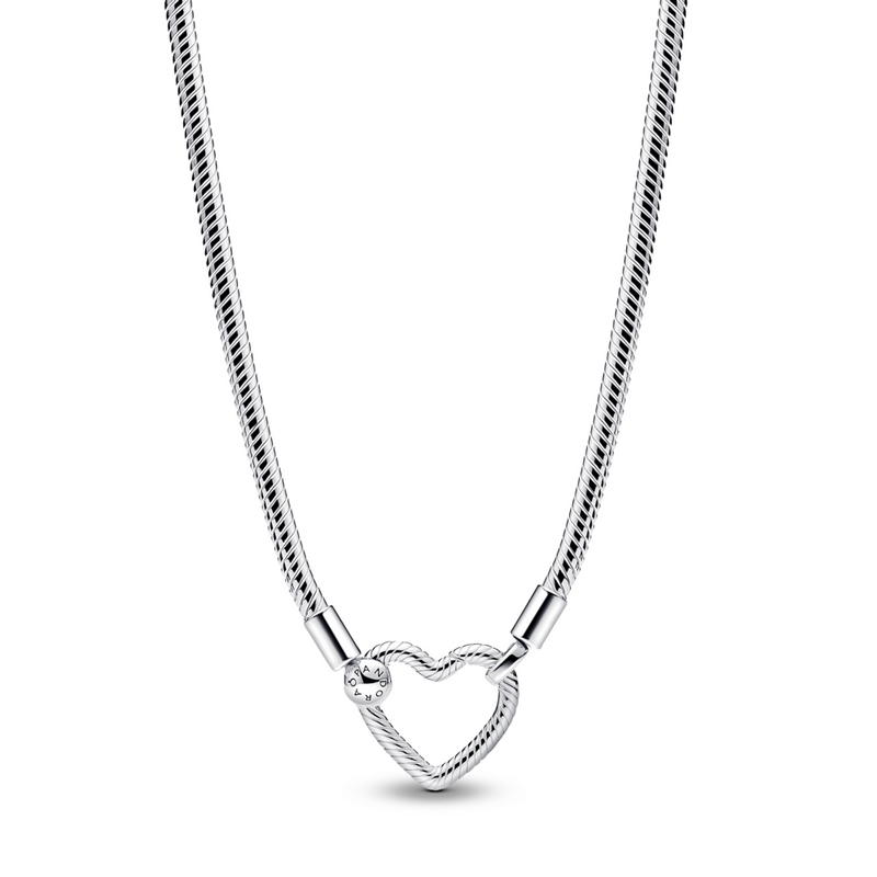 Heart Closure Snake Chain Necklace