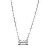 Sparkling Bow Necklace